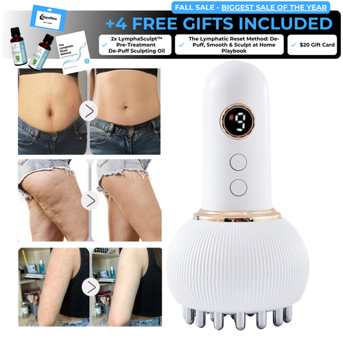 VapoShine LymphaSculpt™: Quad-Action Lymphatic Drainage Massager